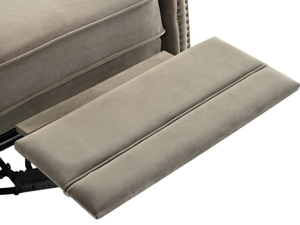 360 Degrees Swivel Recliner Manual Rocking Recliner Home With Adjustable Backrest