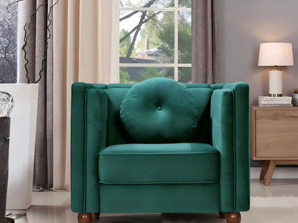 Chesterfield Accent Tufted Square Arm Side Chair