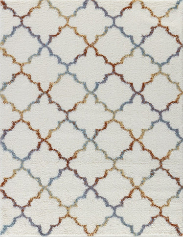 Loft Shag - 5' 3" X 7' Shaggy Area Rug Polypropylene - Ivory