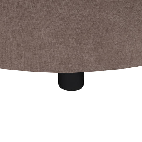 Modern L-Shaped Sectional Sofa With Curved Chaise, USB Ports, And Side Storage Pockets