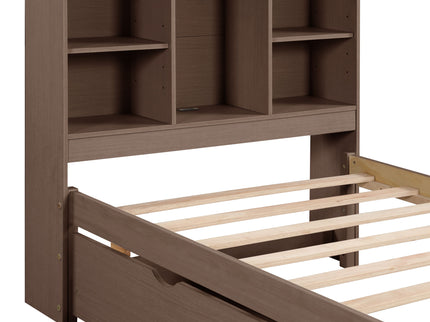 Bed Frame With Built In USB Port And 2 Drawers