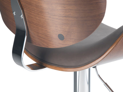 Marana - Multifunctional Handcrafted Bentwood Adjustable Swivel Bar Stool