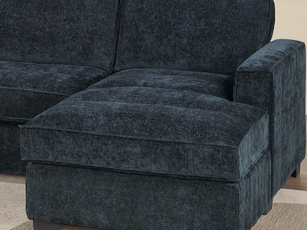 Sectional With RAF Chaise, Armless Loveseat & LAF 1 Arm Chair