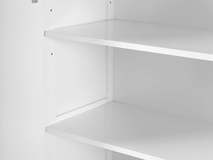 Freestanding Bathroom Cabinet With 3 Drawers, Adjustable Shelf, Soft Close Doors