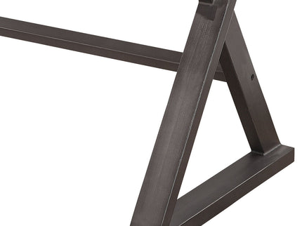 Danton - Aluminum Top Grain Leather Rectangular Writing Desk - Gold