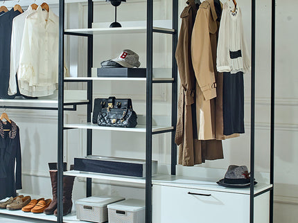 Fiona - Freestanding Walk-In Closet System - White