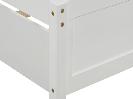 Platform Bed Wood Bed Frame With Trundle
