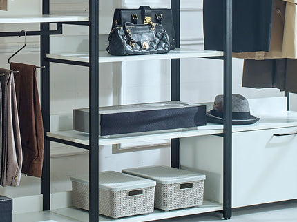 Fiona - Freestanding Walk-In Closet System - White - Wood