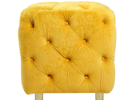 Modern Upholstered Ottoman, Exquisite Small End Table, Soft Foot Stool, Dressing Makeup Chair, Comfortable Seat For Living Room, Bedroom, Entrance