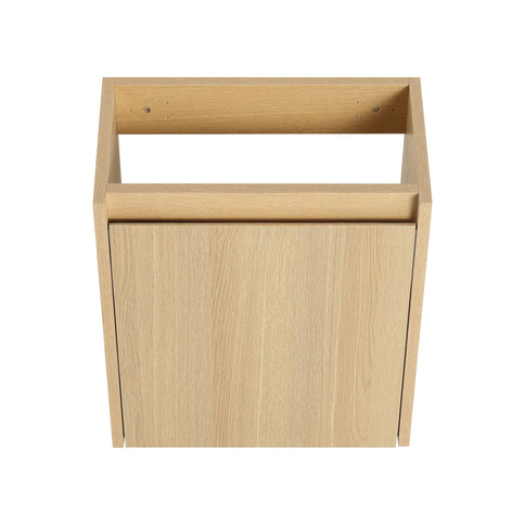 Modern Bathroom Vanity With Ceramic Basin, Wall Mounted Floating Sink Combo, Storage Cabinet