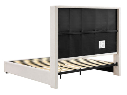 Hampton - Upholstered Platform Bed With Tall Headboard