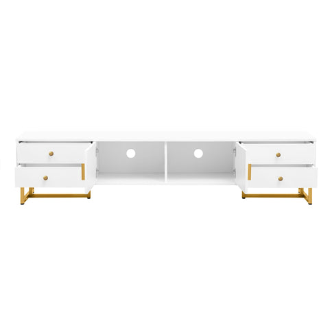 TV Stand With Storage For Living Room
