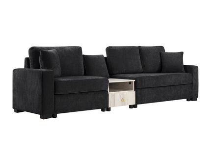 Modular Sofa Couch With Storage Armrest And Center Console