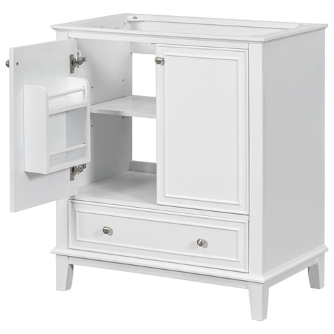 Modern Bathroom Vanity Base Only With Doors And Drawer