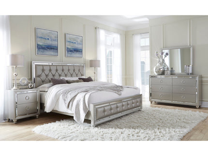 Chloe - Nightstand - Gemstone Silver