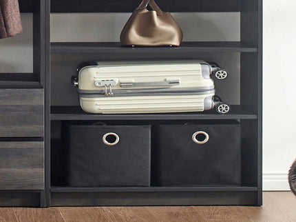 Monica - Walk-In Closet System With Spacious Drawer - Gray