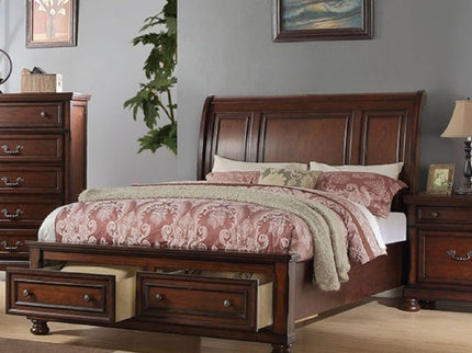 Bed With 2 Panel Headboard And Footboard