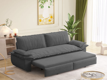Queen Pull Out Bed, 3 In 1 Convertible Sleeper Sofa