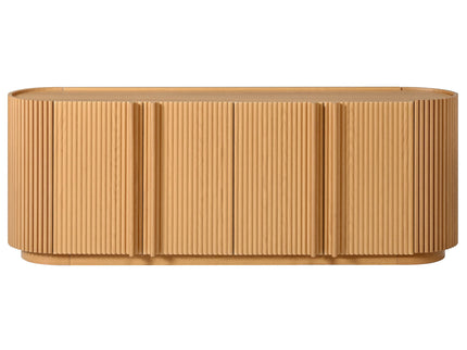 TV Stand With Fluted Tambour Style Door