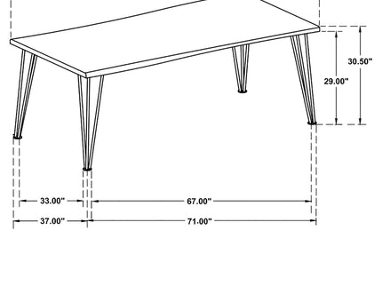 Shanahan - Dining Table - Natural