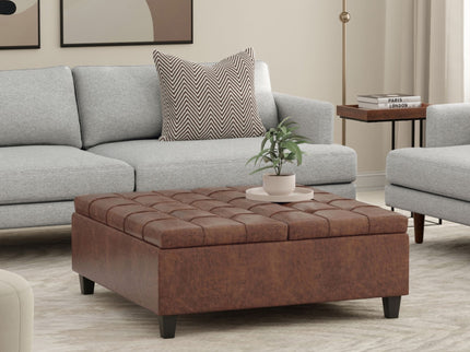 Harrison - Upholstered Coffee Table Storage Ottoman