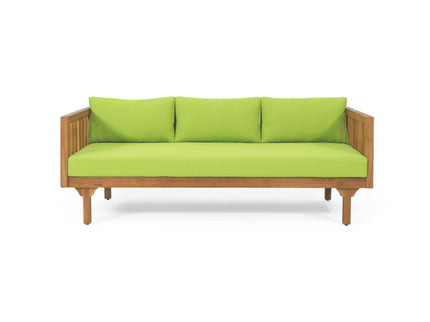 Claremont - 3 Seater Daybed Teak Acacia Wood Water Resistant Cushions