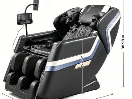 Massage Chair Recliner & Zero Gravity & Full Body Air Pressure - Black