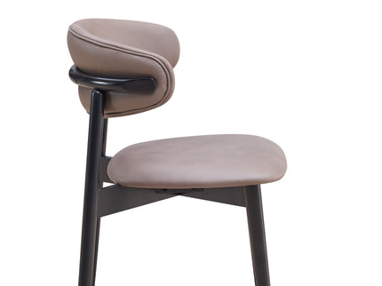 Lanae - Polished Microfiber Side Chair (Set of 2) - Gray