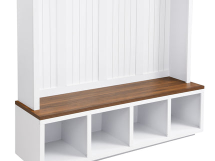 Entryway Hall Tree With Bench And Storage