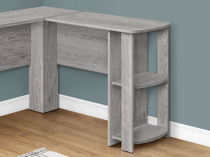 Computer Desk, Home Office, Corner, Storage Shelves, L Shape, Laptop, Contemporary & Modern