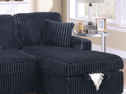 Convertible Sectional Upholstered Sleeper Sofa With Storage Chaise