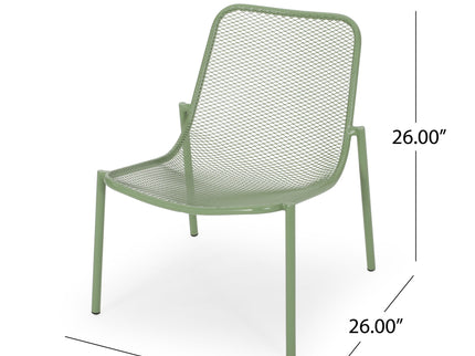 Outdoor Iron Chair With Design
