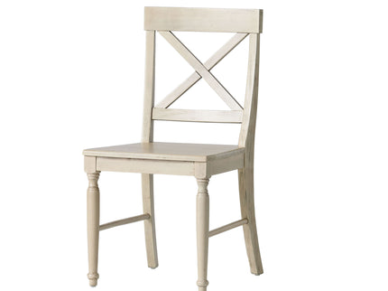 Dining Chair With X Shaped Back (Set of 2)