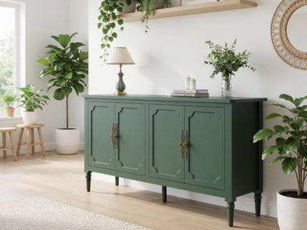 Vintage Buffet Cabinet With Adjustable Shelves