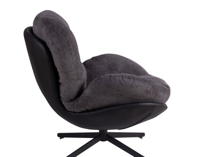 360° Swivel Office Chair, No Wheels