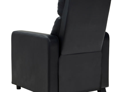 Push Back Recliner - Black
