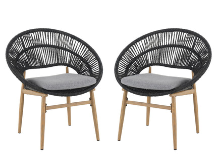 Cyril - Outdoor Papasan Style Dining Chair (Set of 2)