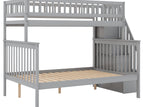 Dark Gray / Twin over Full / None