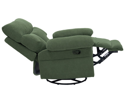 Swivel Rocker Recliner Chair With Manual Recline For Living Room
