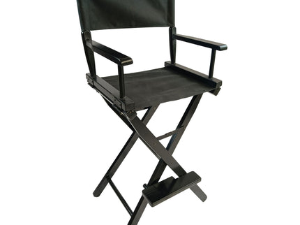 Casual Home Director's Chair, Foldable Style, Suitable For Adults (Set of 2) - Black