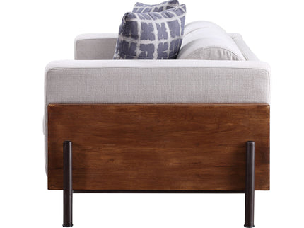 Pelton - Chair With 1 Toss Pillows - Walnut