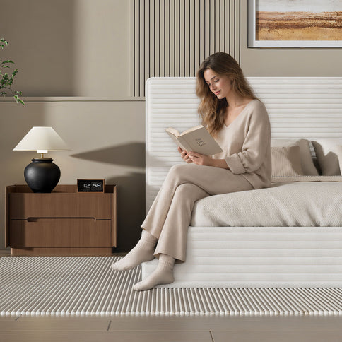 Airframe - Upholstered Bed Frame, Cloud Soft Headboard