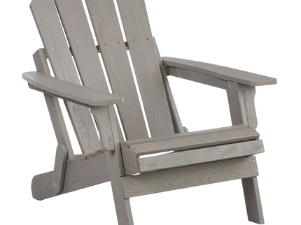 Oversize Outdoor Folding Adirondack Chair - Gray