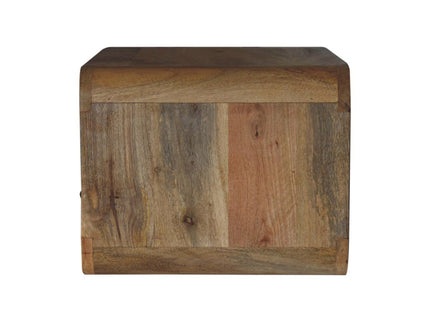 Curved Upper Slot Floating Nightstand