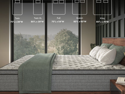 Elite Series Machka - 12" Cooling Gel Memory Foam Hybrid Mattress