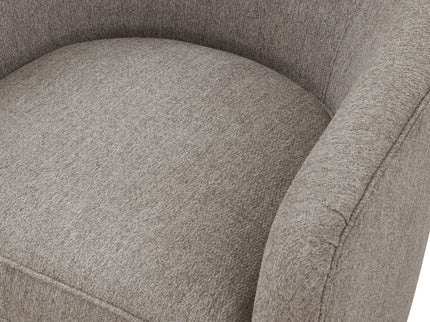 Miramar - Swivel Barrel Chair With Wooden Base