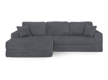 Modern Minimalist L Shape Modular Sectional Sofa, Couch