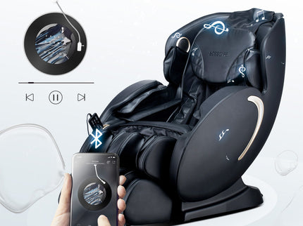 Bosscare - 3D Zero Gravity Massage Chair, Full Body Shiatsu Recliner With App