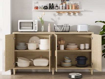 Buffet Cabinet With Adjustable Shelves For Kitchen
