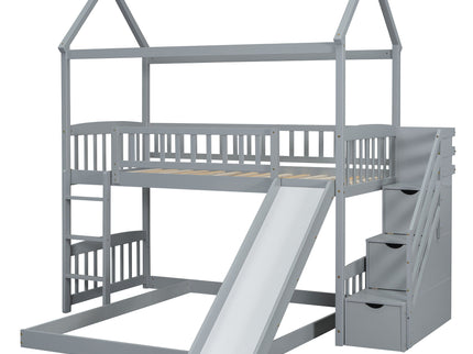 House Bunk Bed With Slide